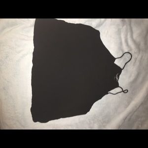 Black wet seal top
