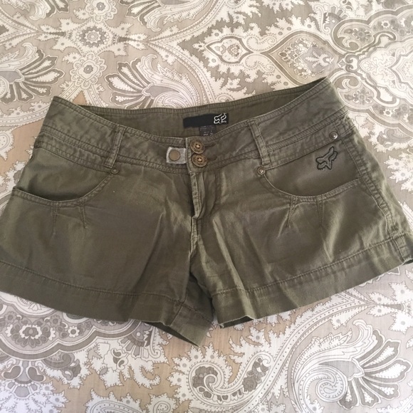 Fox Army Green Shorts
