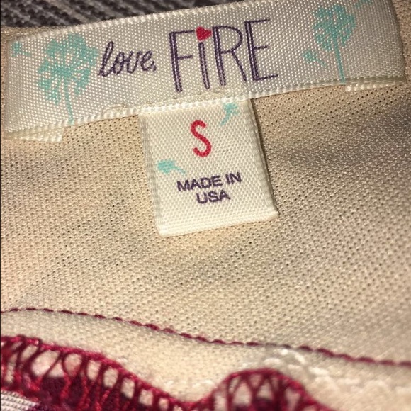 Maroon and cream tent dress - Picture 2 of 2