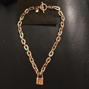 Michael Kors lock necklace