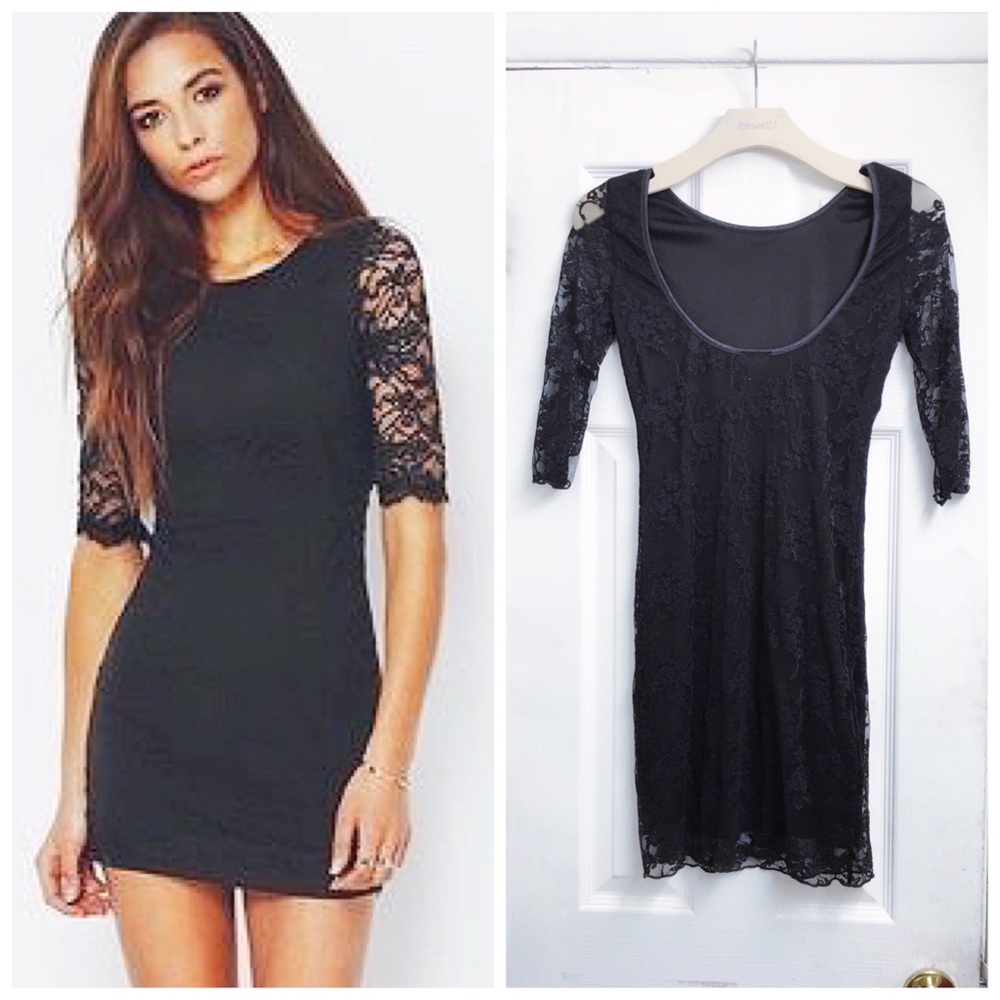 🚫TRADED🚫 Black Lace Dress