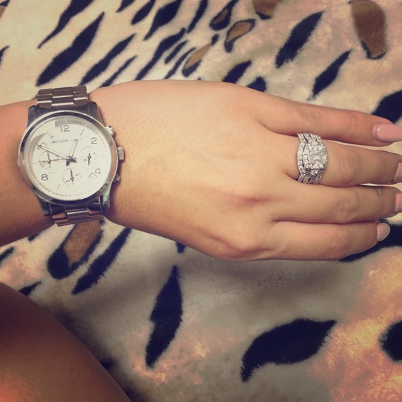 MK watch silver