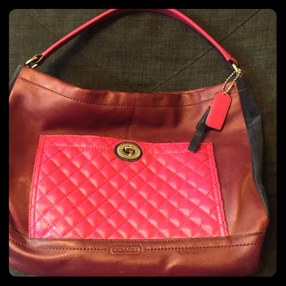 Coach Colorblock Parker Hobo