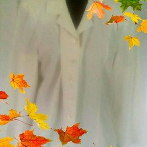 Cream long sleeve blouse (FINAL PRICE)