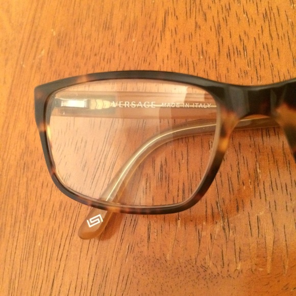 Versace Glasses, Tortoise Shell Colored Frames