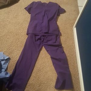 Purple scrub set. CHEROKEE Luxe