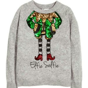 H&M Elfie Selfie Wool Sweater