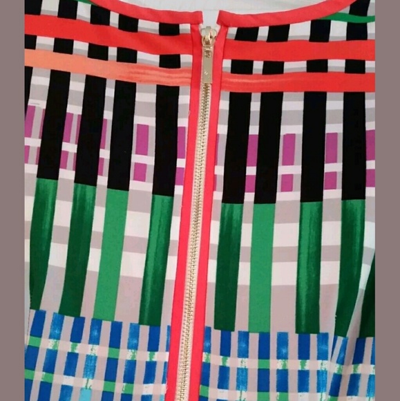 SOLD Eliza J striped shift dress size 2P - Picture 3 of 4