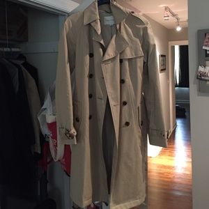 Banana republic tan trench coat