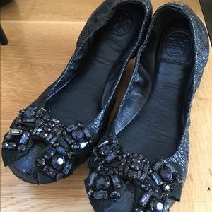 Tory  Burch Azalea Ballet, Tory Navy GREAT VALUE!
