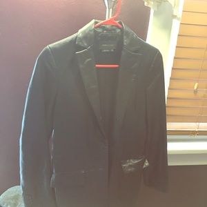 BCBG Max Azria Leather trench coat