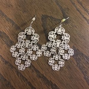 Silver earrings