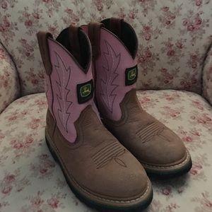 John Deere girls boots