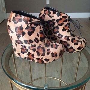 Steve Madden Annie L Leopard Wedge