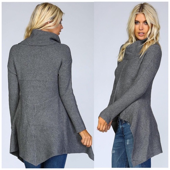 ❗️CLEARANCE ❗️Knit Crochet Flared Sweater - Picture 3 of 4