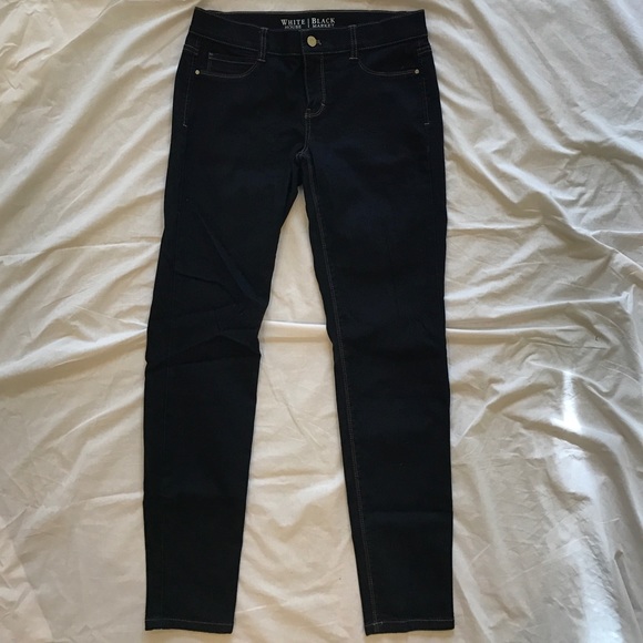 White House Black Market far wash legging jeans S