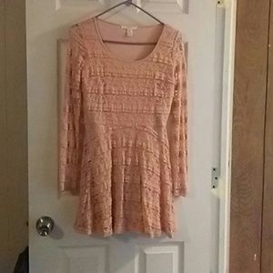 Long sleeve lace dress