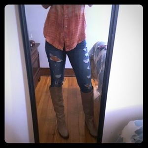 Giannini bini two-stepper knee boot