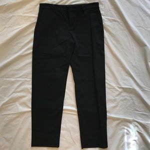 Banana Republic black Avalon crop pants 2P