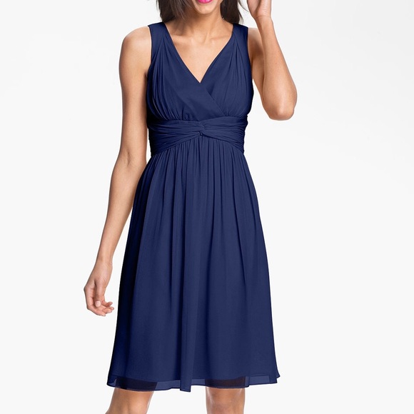 Donna Morgan 'Jessie' Silk Chiffon Cocktail Dress.