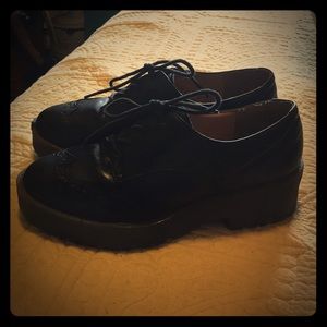 Platform Oxford Shoes