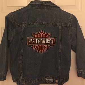 Kids hardly Davidson Jean jacket size 7