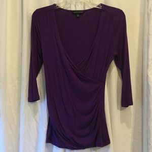 Purple 3/4 sleeve Banana Rep shirt