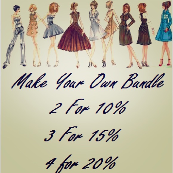 Make your own bundle ladies!