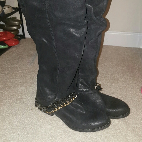 Aldo Chain Knee high boots