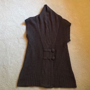 Brown cowl neck sweater