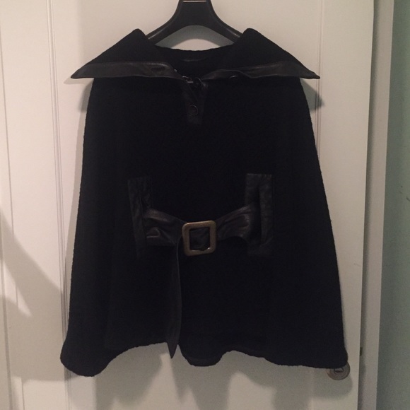 Mackage Braided Wool Cape