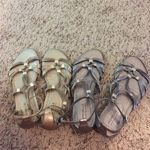 Final Markdown: Gold and Silver Sandals