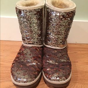 Sequin UGG Boots