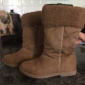 Brown girls boots