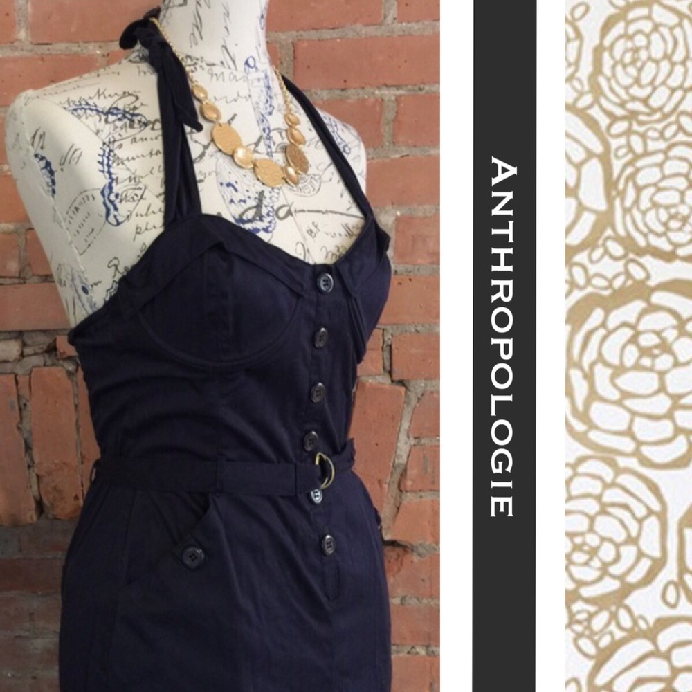 {NWOT} Anthropologie | Cute Blue Romper