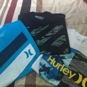 Hurley mens short sleeve tee bundle