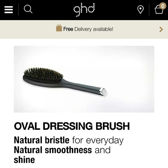 GHD oval dressing brush
