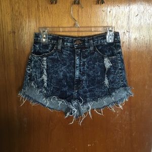 Cheeky Distressed Jean Shorts