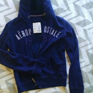Purple Aeropostale Zip-up Hoodie
