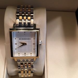 Brand new two tone Burberry women's watch