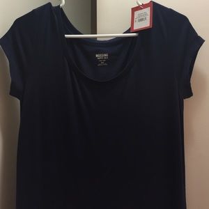 Navy blue t shirt maxi!