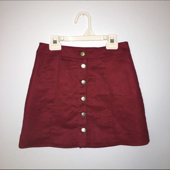 Button down skirt