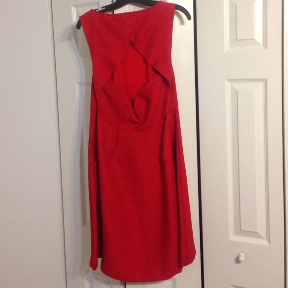 NWT The Limited CBR cutout back dress in red Sz 8 - Picture 2 of 4