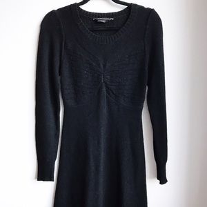 BCBG black sweater dress