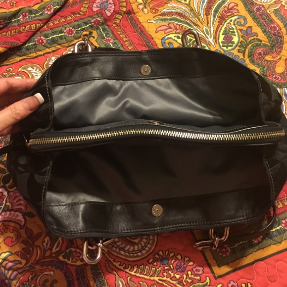 COACH..Black canvas purse. - Picture 3 of 4