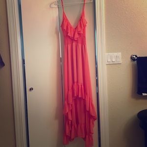 Maxi Salmon Colored Dress