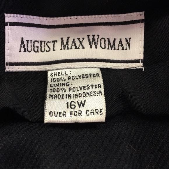 Winter Trench coat size 16W removable wool lining - Picture 3 of 3