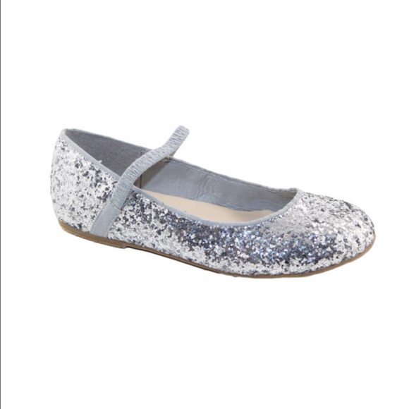 Silver glitter Mary Jane size 3 and 4