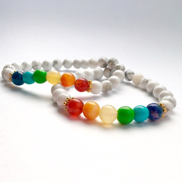 HANDMADE 8mm STONE BRACELET - Picture 1 of 3