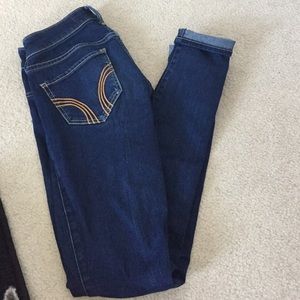 Dark wash Super skinny Hollister jeans